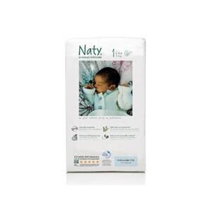 Naty by Nature Babycare Eco Diapers, Size 1