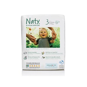 Naty by Nature Babycare Eco Diapers, Size 3