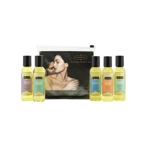 Kama Sutra Company Massage Therapy Kit Assortment of 5 Soothing Oils