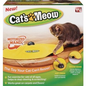 Cat's Meow Motorized Wand Cat Toy