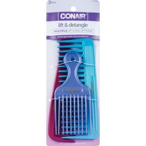 Conair Comb Assortment 3 Pack