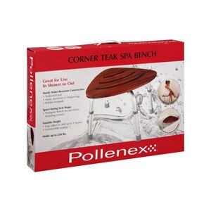Pollenex Corner Teak Spa Bench