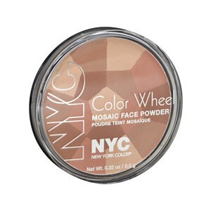 NYC Color Wheel Mosaic Face Powder Rose Glow 725A