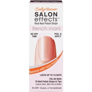 Sally Hansen Salon Effects Real Nail Polish French Manicure Strips, French Twist