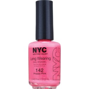 N.Y.C. Long Wearing Nail Enamel, Preppy Pink