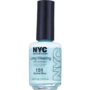 N.Y.C. Long Wearing Nail Enamel, Skyline Blue