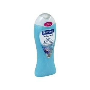 Softsoap Sea Kissed Exfoliating Body Wash with Blue Lotus Flower