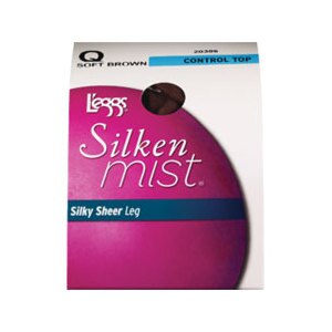 L'eggs Silken Mist Panty Hose Q Soft Brown