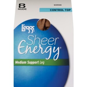 L'eggs Control Top Sheer Toe B Nude