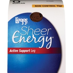 L'eggs Pantyhose Q Suntan Regular Panty Sheer Toe