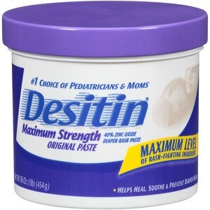 Desitin 40% Zinc Oxide Maximum Strength Diaper Rash Paste