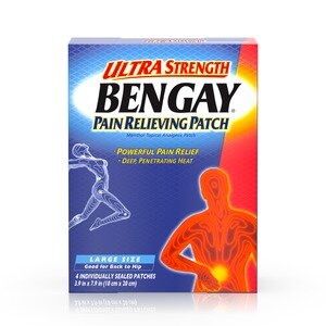 Bengay Ultra Strength Pain Relieving Patches Large Size