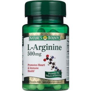 Nature's Bounty L-Arginine 500 Mg Capsules