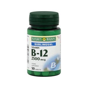 Nature's Bounty Vitamin B-12 Sublingual Tablets 2500 mg