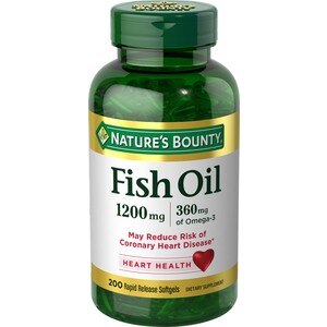 Nature's Bounty Fish Oil 1200 Mg Softgels