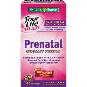 Nature's Bounty Your Life Multi Prenatal Multivitamins