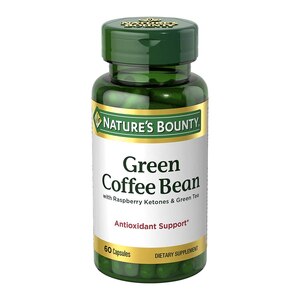 Nature's Bounty Green Coffee Bean with Raspberry Ketones & Green Tea Capsules