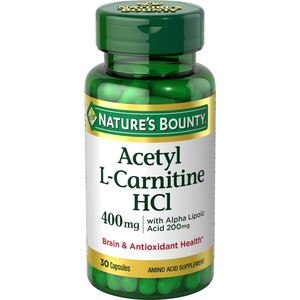 Nature's Bounty Acetyl L-Carnitine Capsules 400 mg