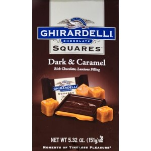 Ghirardelli Squares 60% Cacao Dark Chocolate With Caramel