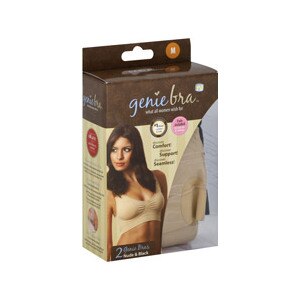 Genie Bra Nude & Black Medium
