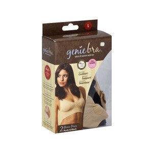 Genie Bra Nude & Black Large