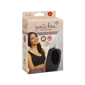 Genie Bra Lace Size L, White & Black