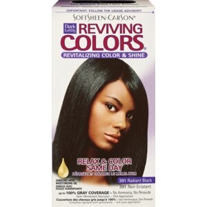 Dark & Lovely Reviving Colors Semi-Permanent Haircolor Radiant Black 391