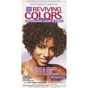 Dark & Lovely Reviving Colors Semi-Permanent Haircolor, Ebone Brown 392