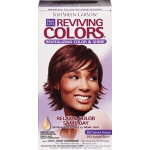 Dark And Lovely Reviving Colors Semi-Permanent Hair Color 393 Spiced Auburn