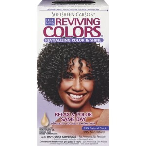 Dark & Lovely Reviving Colors Semi-Permanent Haircolor Natural Black 395