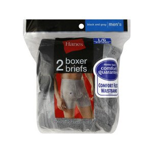 Hanes Boxer Briefs L/G (36 - 38 inches)