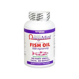 Nutramax Omega Mint Fish Oil 1750 mg Chewable Softgels