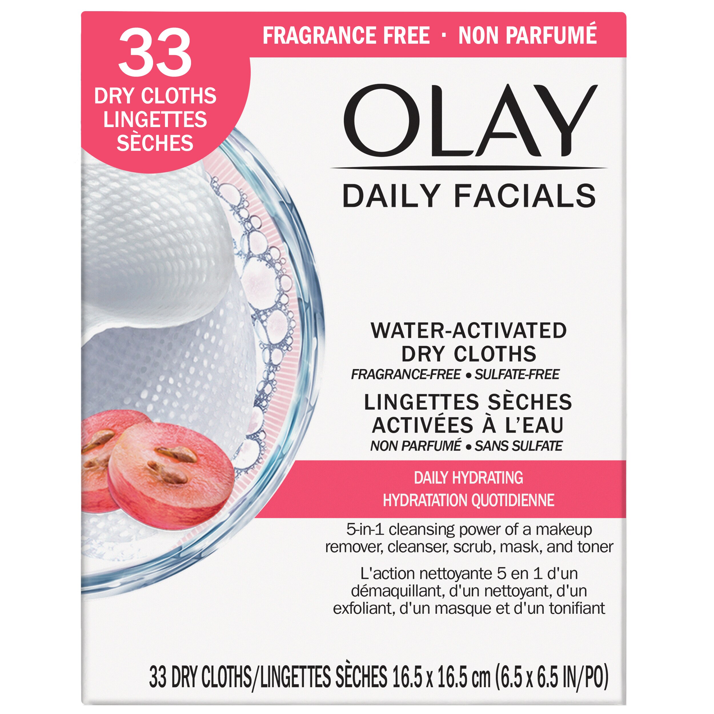 Olay 2-in-1 Daily Facial Cloths Normal