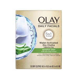 Olay 2-in-1 Daily Facial Cloths Sensitive