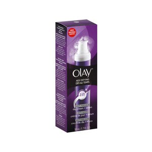Olay Age-Defying - Crema y suero diario antiarrugas 2 en 1