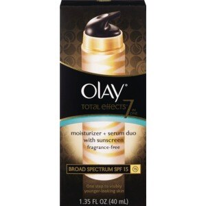 Olay Total Effects 7-in-1 Moisturizer + Serum Duo with Sunscreen, SPF 15