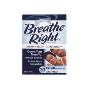 Breathe Right Nasal Strips Clear Small/Medium
