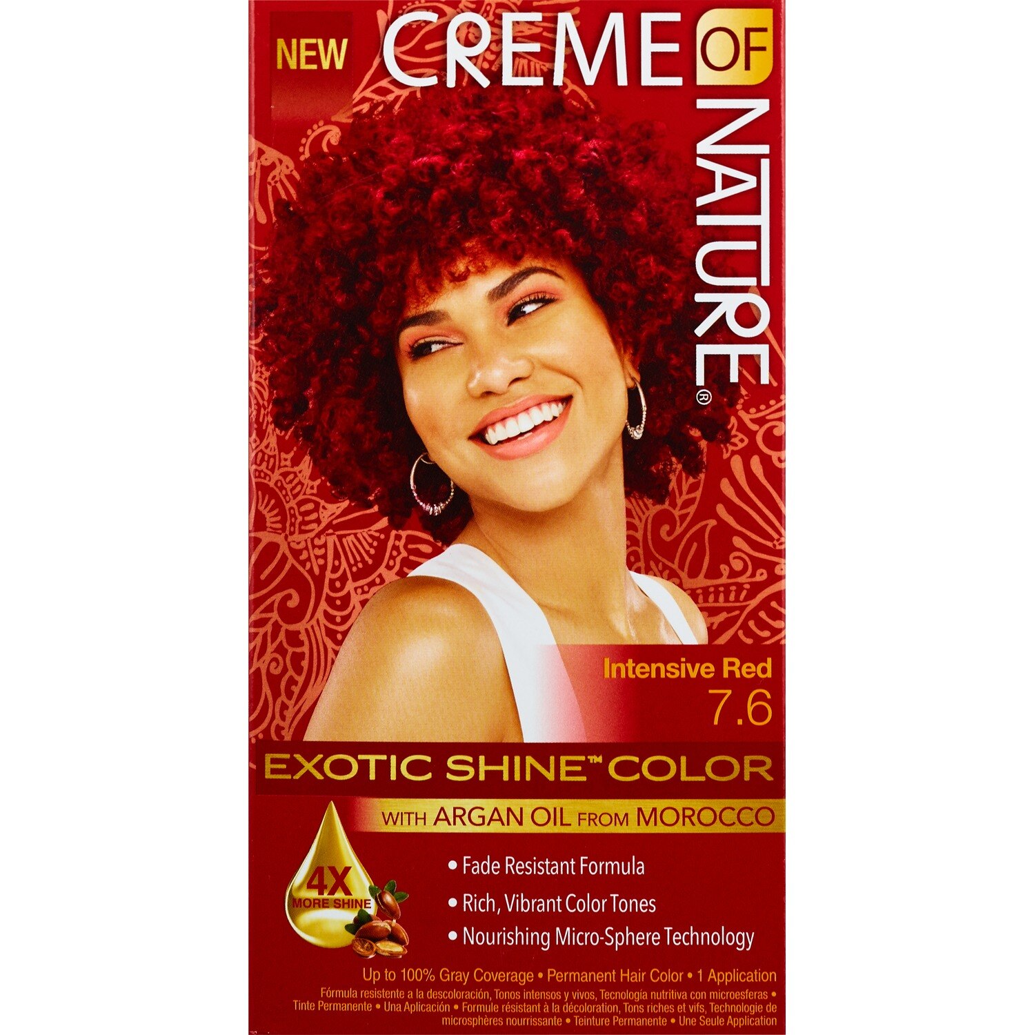 Creme Of Nature Exotic Shine Color Intensive Red Creme Of Nature Exotic Shine Color Intensive Red