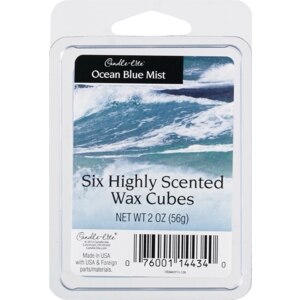 Candle-Lite Highly Scented Wax Cubes, Ocean Blue Mist