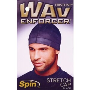 Firstline Wav Enforcer Black Stretch Cap