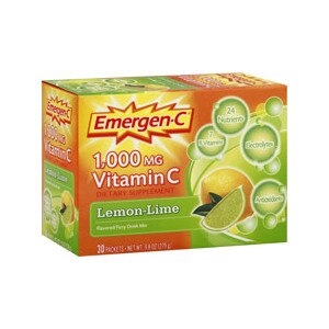 Emergen-C Vitamin C Lemon-Lime Packets 1000mg