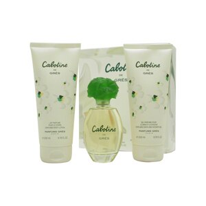 Cabotine Set by Parfums Gres Eau De Toilette Spray, Body Lotion & Shower Gel