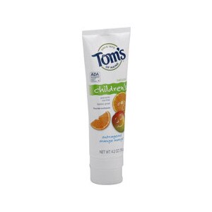 Tom's of Maine Anticavity Fluoride Toothpaste for Children, Outrageous Orange-Mango