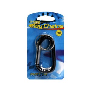 Custom Accessories 2 Pack D-Ring Key Chains