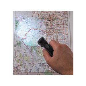 Drive Medical Magnifier Lens with LED Light Black