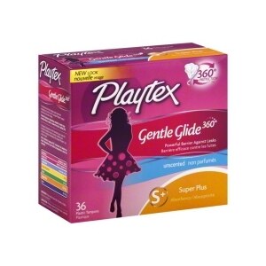 Playtex Gentle Glide Tampons Unscented Super Plus Absorbency