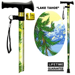 Main Cane™ Designer Cane Adjustable T-Handle Cane, Lake Tahoe