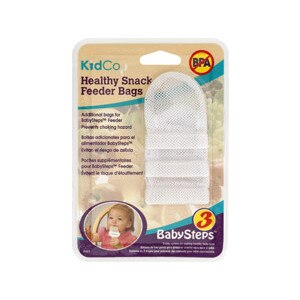 KidCo Healthy Snack Feeder Bags Baby Steps 3