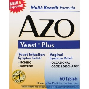 Azo Yeast Tablets in a Probiotic Base