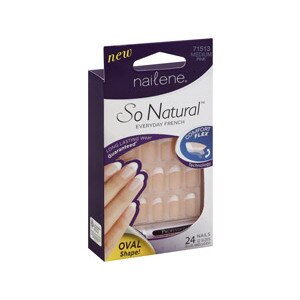 Nailene So Natural Everyday French, Medium Pink 71513
